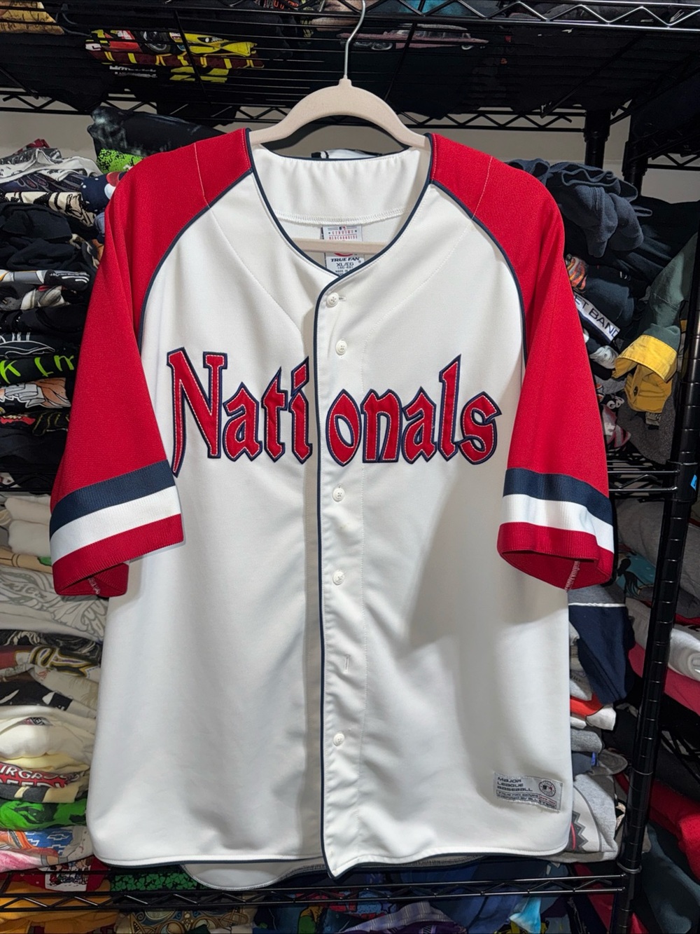 Vintage True Fan Washington Nationsals MLB Jersey Size Xl